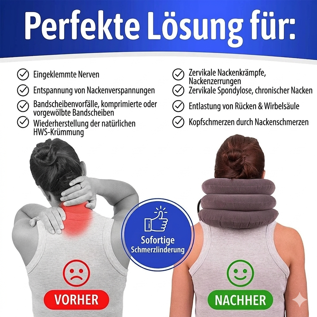 Nackenpro Aufblasbare Nackenstütze